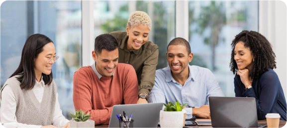 Business process automation illustration